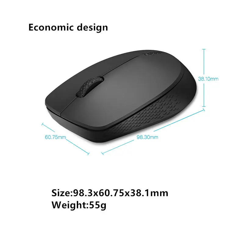 Новая многорежимная Бесшумная Беспроводная мышь Rapoo с 1300DPI Bluetooth 3 0/4 0 RF 2 4 ГГц для