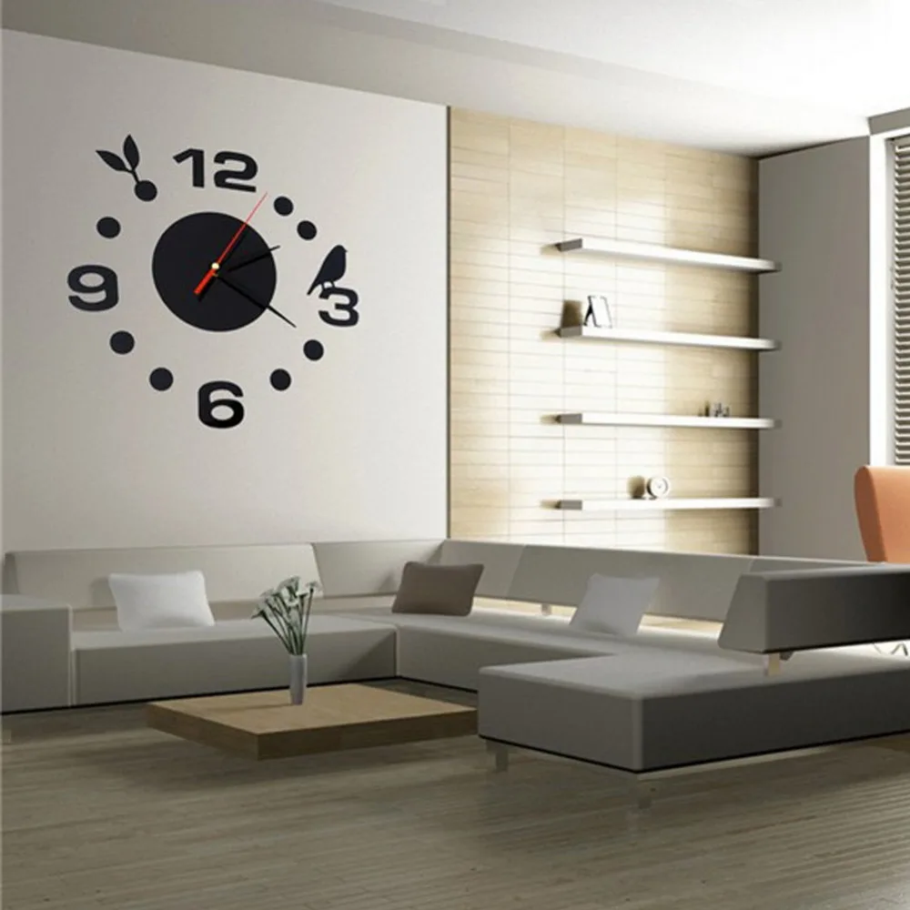 3d wall clock modern room interior digital diy 3d mirror wall sticker clockchina - Wall Modern Design 3d wall clock modern room interior digital diy 3d mirror wall sticker clockchina - Wall Modern Design