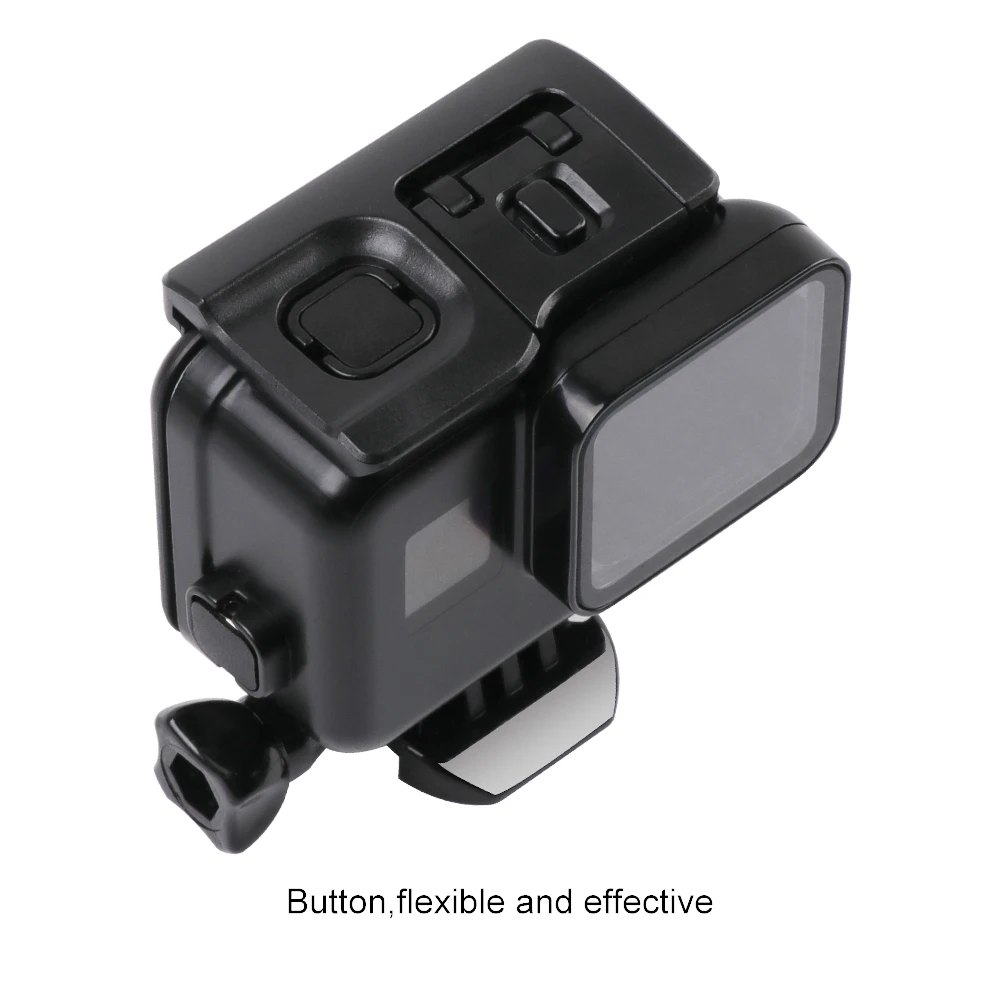 RP 60 м подводный водостойкий Чехол для GoPro Hero 5 6 7 черный Go Pro камера Дайвинг Корпус