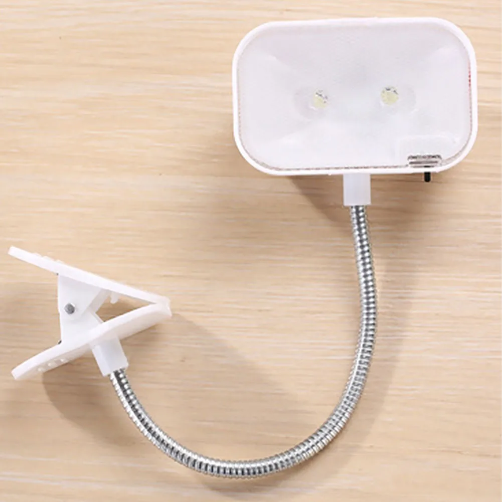 

Clip On Night Reading Super Bright LED Lamp Accessories Retro Mini Book Light Decorative Table Desk Eye Protection Home Square