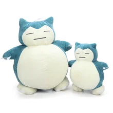 30cm 50cm Peluche de Snorlax juguete suave almohada cojín de felpa Animal relleno adorable muñecas de animé de felpa juguetes de Navidad