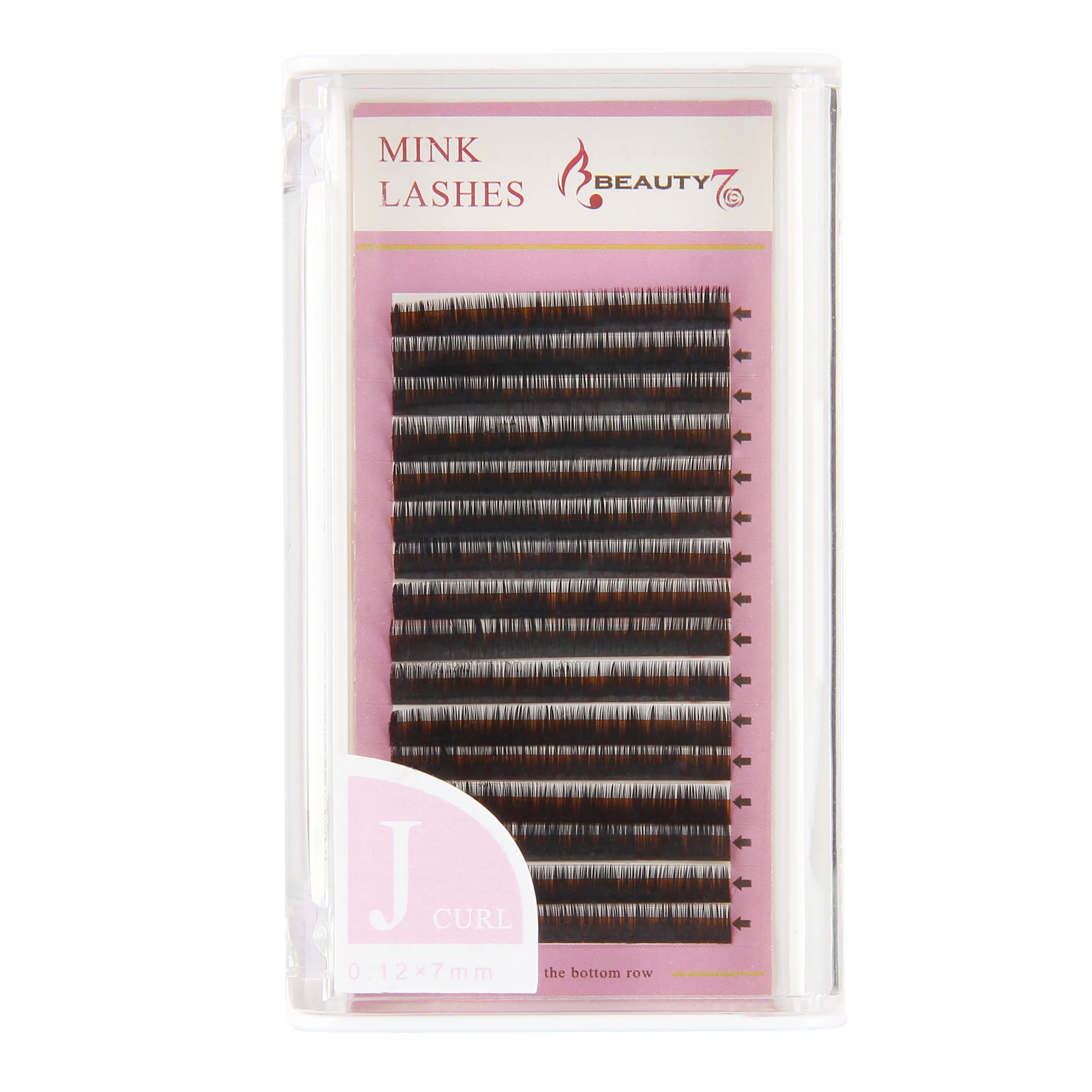 Beli BEAUTY7 1 Pcs J Curl 0.12 0.15 0.20 0.25 Mm 6 Mm 14 Mm Makeup Mink lash Bulu Mata Palsu Individu Bulu Mata Ekstensi Bulu Mata Palsu