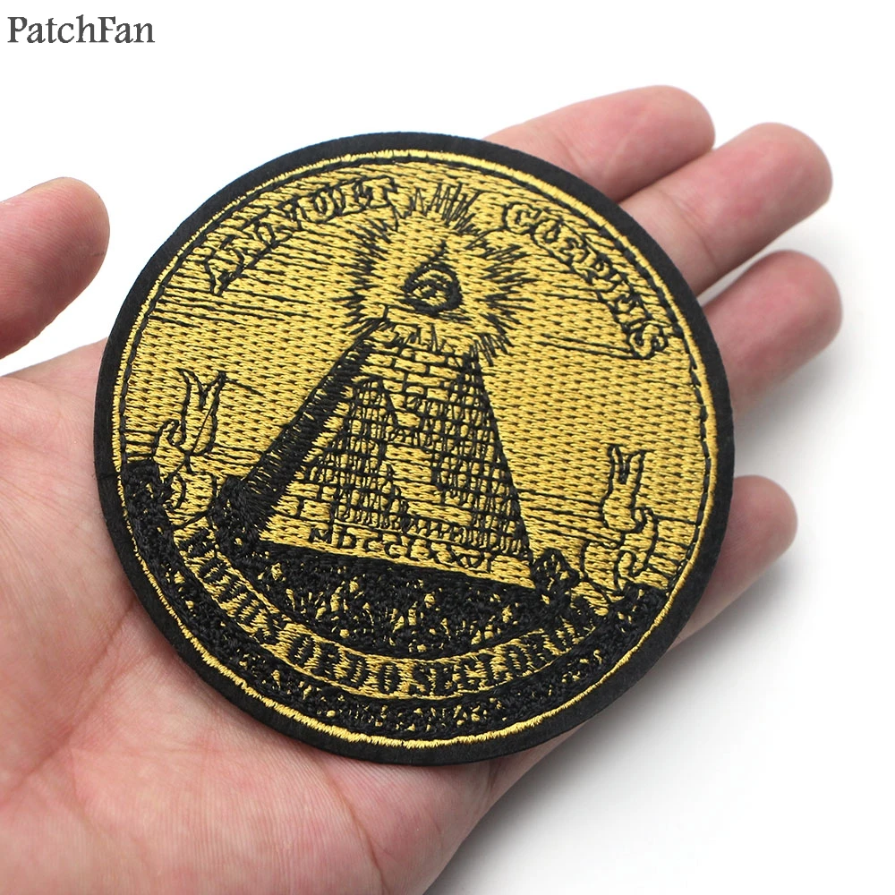 Patchfan Eye of Providence annuit coeptis Mason iron on футболка одежда вышитые патчи para сумка значки-наклейки A0821