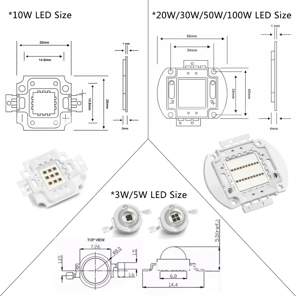 Высокая Мощность светодиодный 680nm 730nm 850nm 880nm 940nm IR Инфракрасный 3W 5W 10W 20W 30W 50W 100W светильник шарик COB Ночное видение камера системы видеонаблюдения