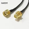 1 unid WIFI router cable RP-SMA hembra Jack tuerca RP-SMA macho RG174 30 cm/50 cm/100 cm venta al por mayor envío rápido ► Foto 3/6