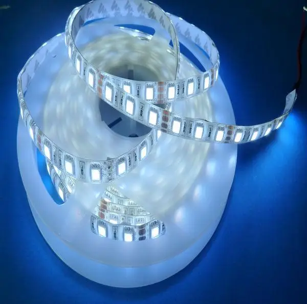 cheap wholesale 5M RGB led Strip 5050 SMD 60led m Flexible non Waterproof +24 key IR Controller For Home Decoration Free shipping