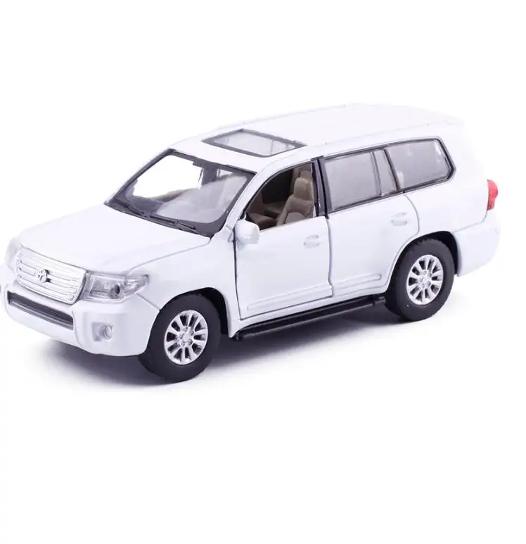 

1:41 alloy pull back car models,high simulation LAND CRUISER SUV model,metal diecasts,the children's toy vehicles,free shipping