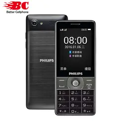 Оригинальный Philips E570 клавиатура телефон MTK 2,8 дюймов 3160 мАч батареи FM радио Поддержка до 32 ГБ карты памяти Dual SIM 2 г GSM телефон