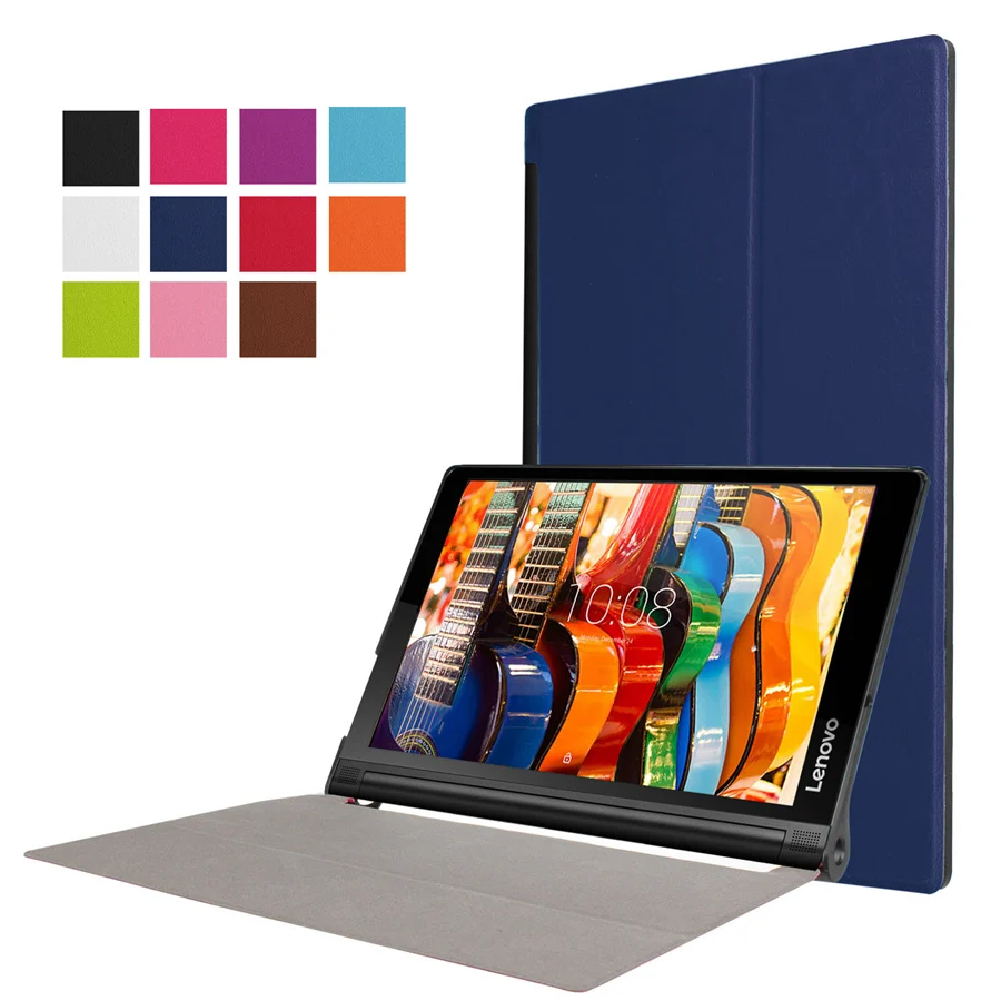 Чехол для lenovo Yoga Tab 3 Pro 10 0X90 тонкий откидной 1 дюймов Tab3 X90 чехол планшета 2 сложения