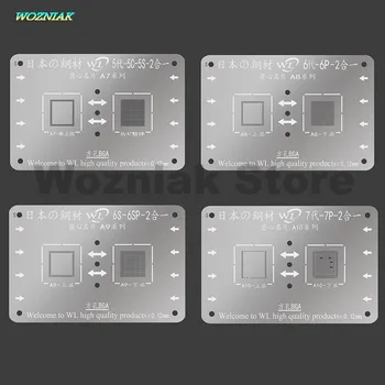 

Wozniak 2in1 High precision for A7 A8 A9 A10 Tin plant steel net for iphone 5g 5s 5c 6 6s 6sp 7 plus BGA Repair Tin mesh