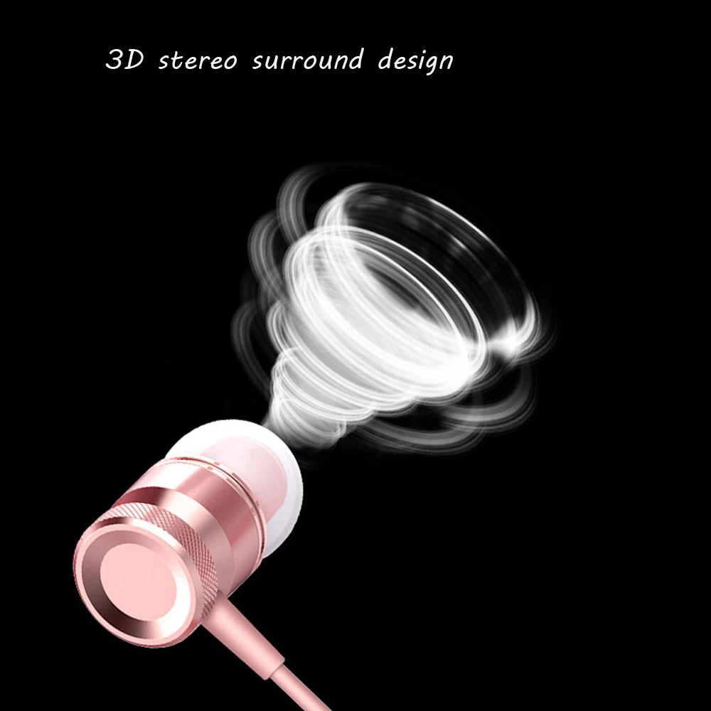 qijiagu 100PCS Universal 3.5mm Wired Earphone In-Ear Earphones Scrub Common Headset Handsfree Call with Microphone Earphones