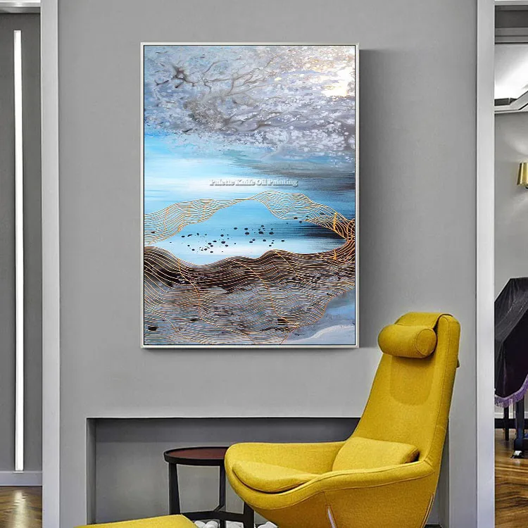 Canvas painting cuadros decoracion acrylic painting blue Wall art Pictures for living room home decor modern abstract qudraos37 Canvas painting cuadros decoracion acrylic painting blue Wall art Pictures for living room home decor modern abstract qudraos37