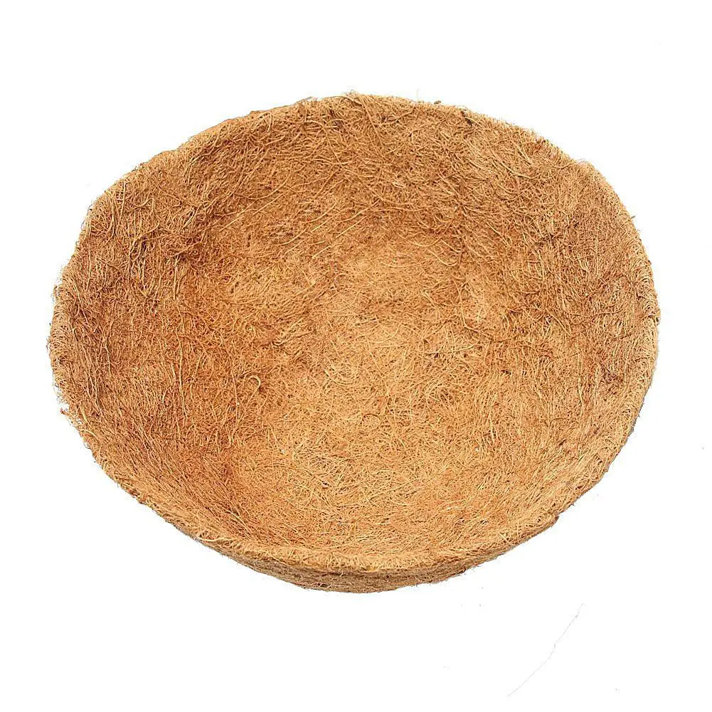 AUGKUN 1 шт. 1 шт., Настенная Корзина круглой формы, кокосовое волокно, сменный вкладыш, подвесная подкладка в корзину для сада, цветочный горшок - Цвет: 14