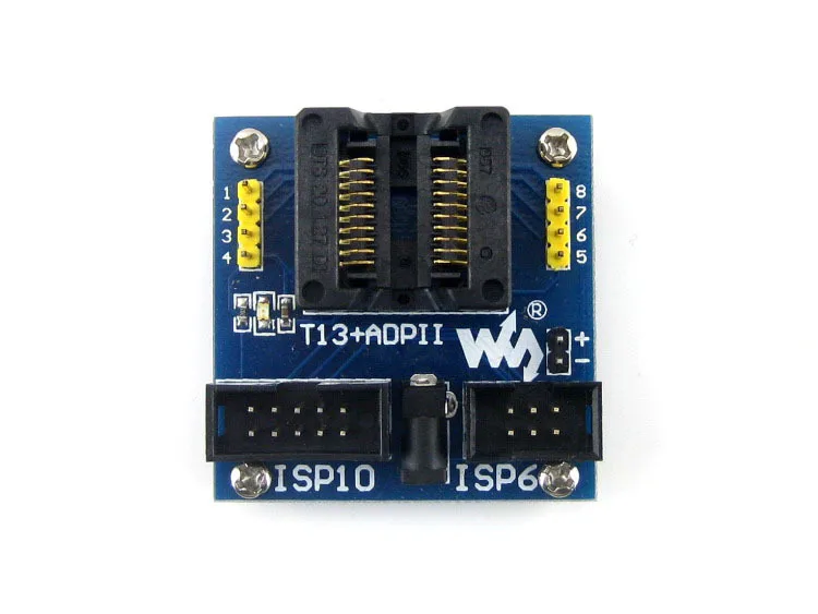T13 + ADPII ATtiny13 ATtiny12 ATtiny15 ATtiny25 ATtiny45 SOIC8 (208 мил) AVR программируемый адаптер тестовый