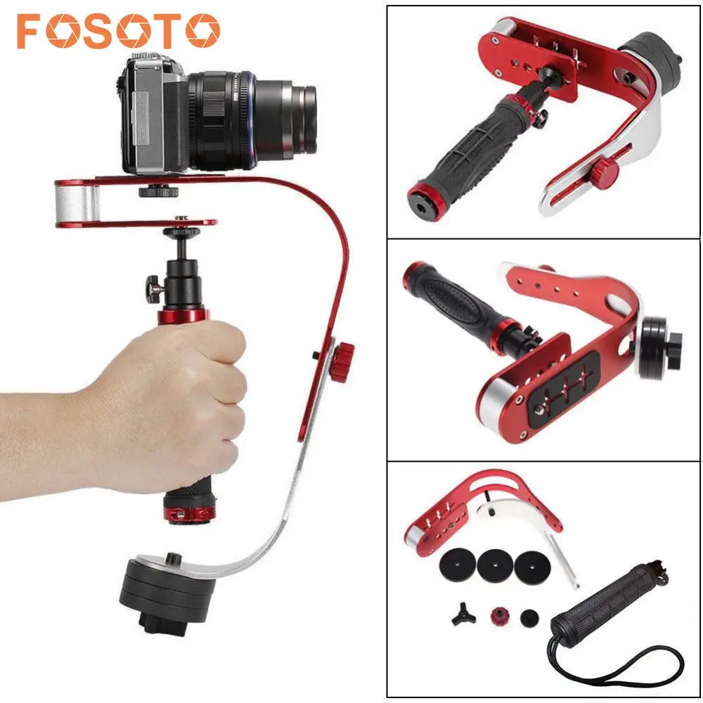 Buy fosoto High Quality Handle video Camera Stabilizer