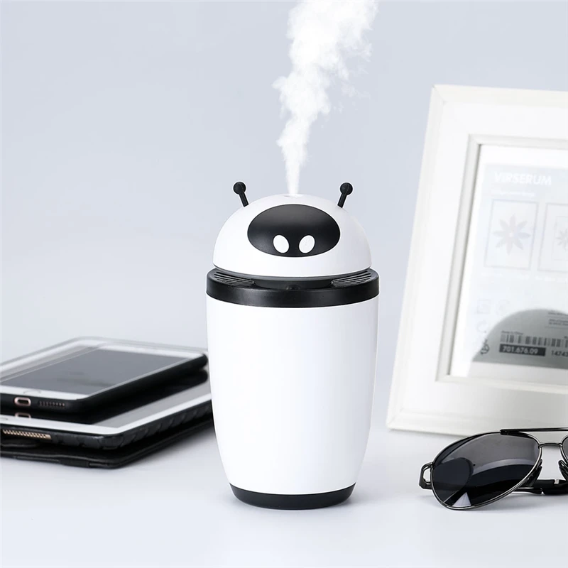 

7 Color LED Lights 500ml Portable Air Humidifier Noiseless Humidifier Diffuser Purifier for Household Office Car Travel 45