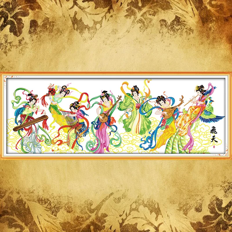 JoySunday crossstitch needlework kits Fairy maiden beauty girlwomen