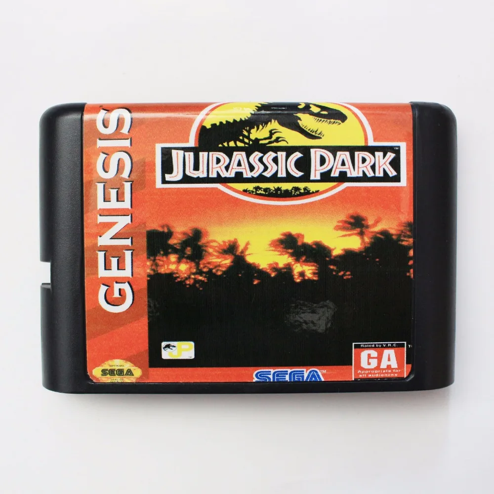 Игровая карта Парк Юрского периода 16 бит для битной игровой консоли Sega MegaDrive Genesis|
