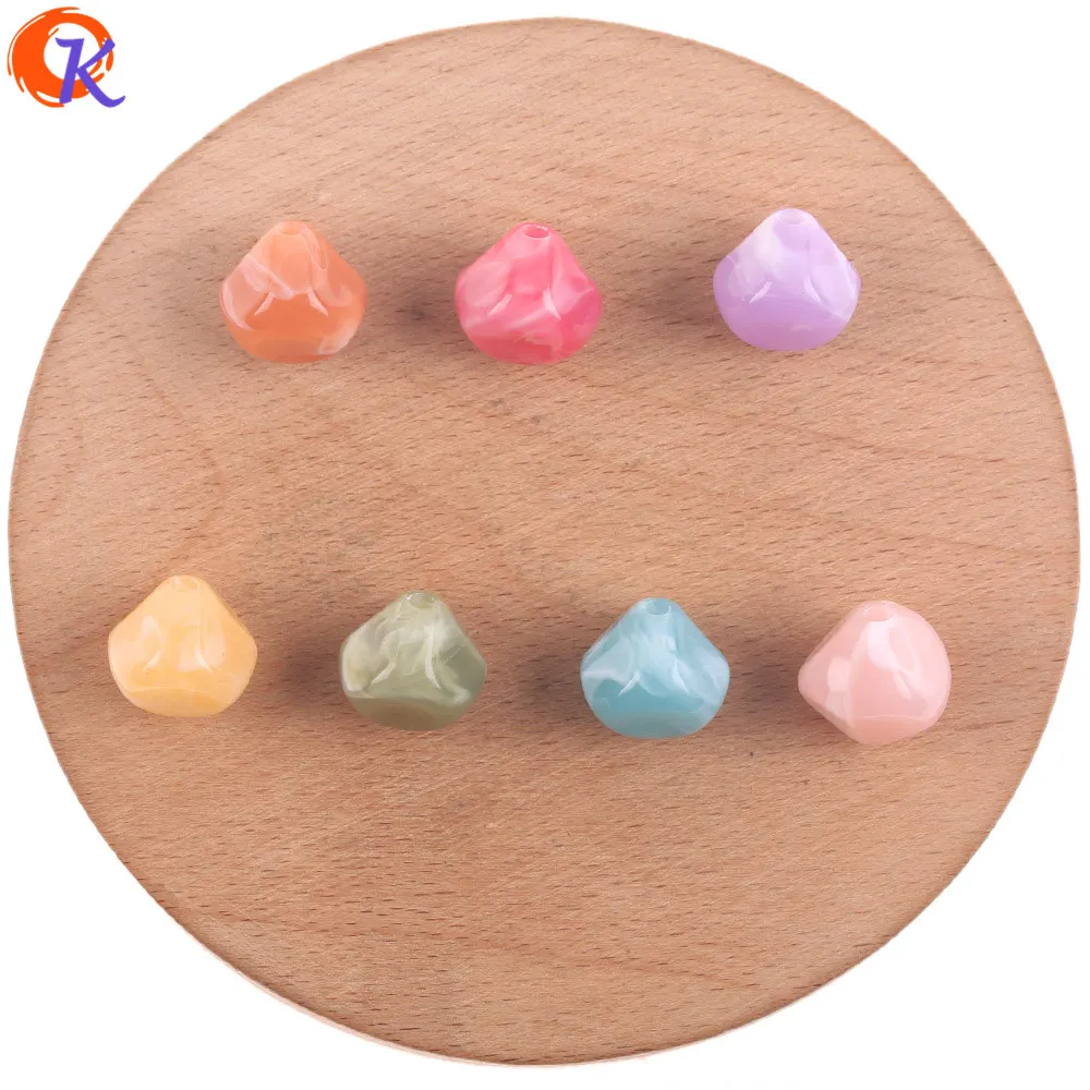 

Cordial Design 13x14mm 200Pcs Earring Findings/Acrylic Beads/DIY Making/Irregular Bead/Marble Effect/Hand Made/Hair Accessories