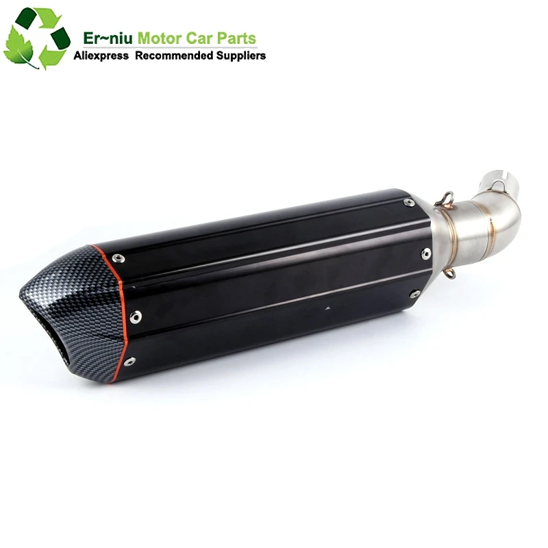 

MT-03 MT03 Motorcycle youshimura Exhaust Muffler Pipe Middle Link Pipe Escape FOR YAMAHA YZF-R3 R3 R25 R30 2015 2016 Slip-On