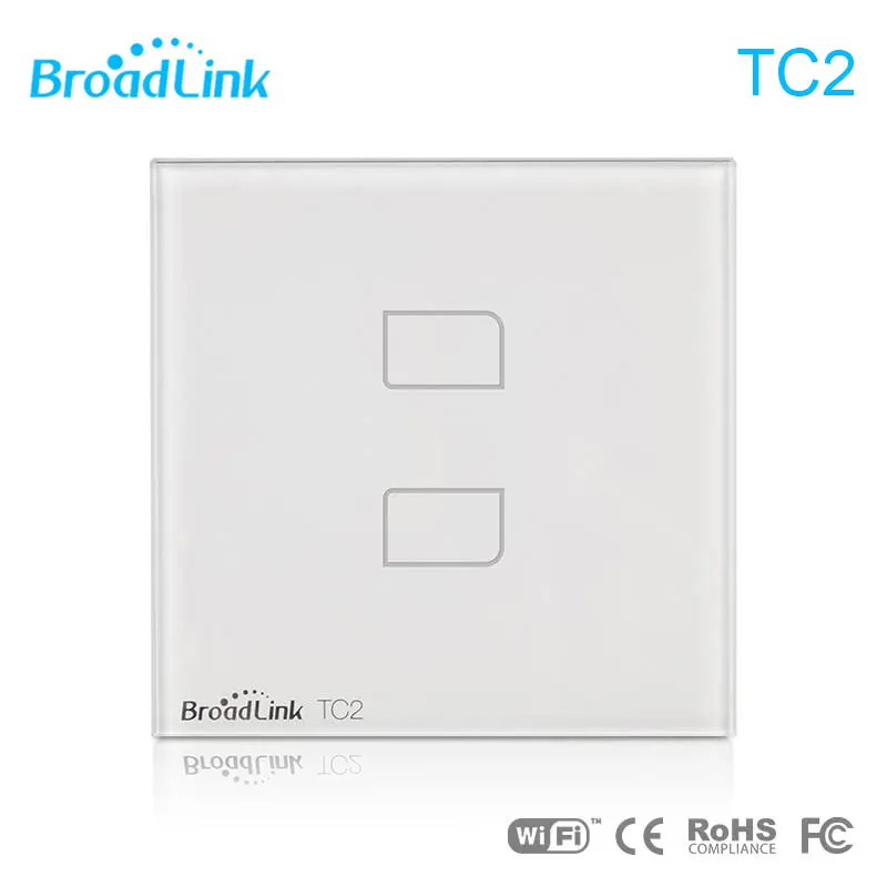Broadlink TC2 EU стандартный 1/2/3 настенный Wifi выключатель света беспроводной сенсорный