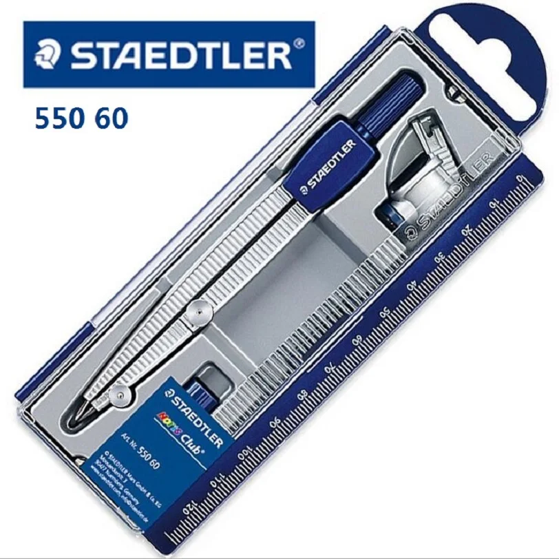 Staedtler 550 50/60 компасы Дизайн Рисование чертёжные инструменты школьные и офисные канцелярские принадлежности - Цвет: 550 60