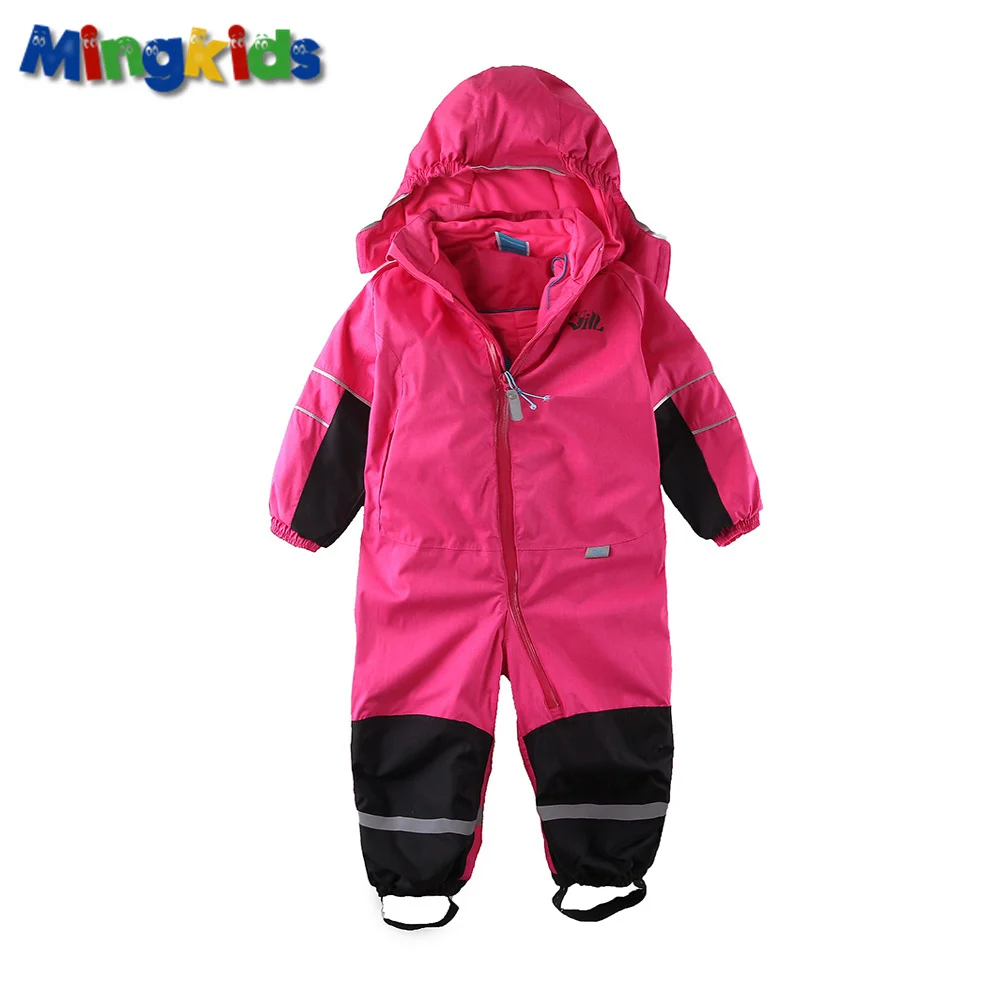 

Mingkids Snowsuit overall girl Rompers Ski Jumpsuit Outdoor Snow Suit waterproof windproof with fleece lining export Europe