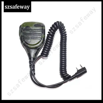 

Walkie Talkie Camouflage Remote PPT Speaker Mic for Baofeng For Kenwood Two Way Radio