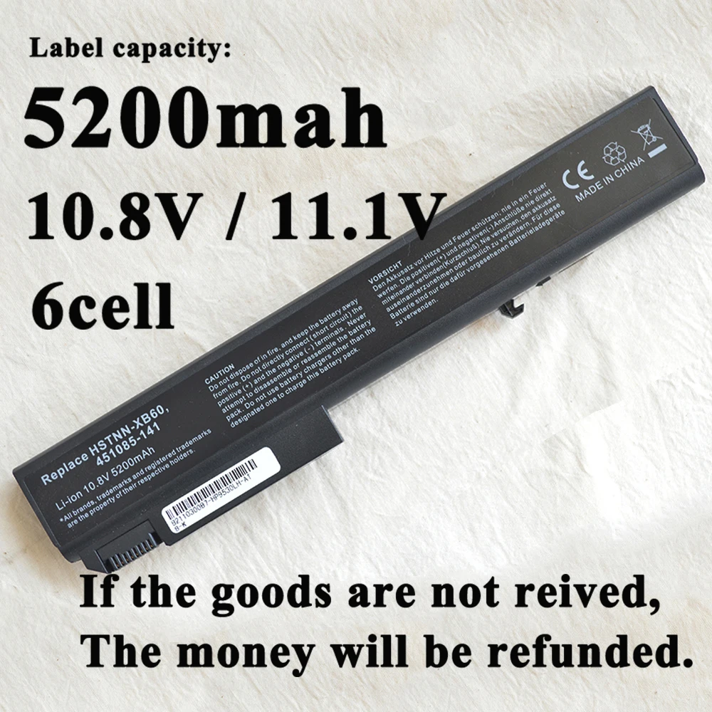 

Laptop Battery For HP EliteBook 8530p 8530w 8540p 8540w 8730p 8730w 8740w 8730p for ProBook 6545b HSTNN-OB60 AV08XL BS554AA