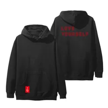 

BTS Sport Long Sleeve Spring Hoodies, Sporty hooded with Front Pockect New Fashion Sweatshirt for Teenager Men Women Pullover