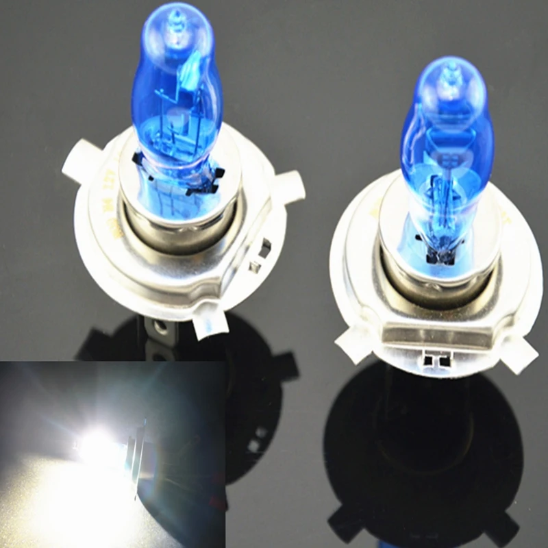 2pcs H4 100W/90W 12V HOD Xenon White 6000k Halogen Car Head Light Globes Bulbs Lamp H4 HOD Xenon Light 2pcs H4 100W/90W 12V HOD Xenon White 6000k Halogen Car Head Light Globes Bulbs Lamp H4 HOD Xenon Light