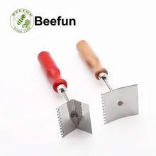 1 шт. Beefun пчелы скребок для улья режущий нож для меда с деревянной ручкой Мёд гребень очистки пчелы и Пчеловодство оборудования
