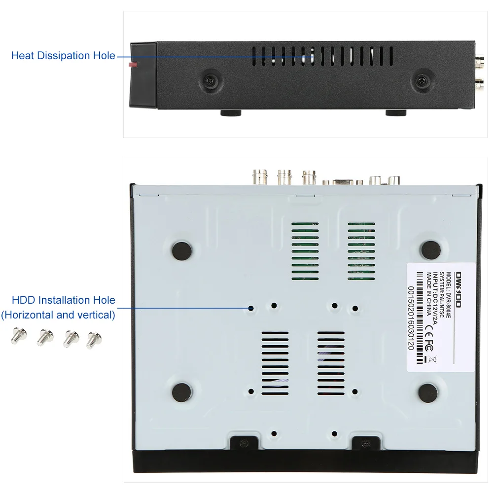 OWSOO 4CH H.264 CCTV DVR рекордер P2P iCloud 4 канала 960 H/D1 сетевой видеорегистратор 1920*1080 DVR безопасности цифровой видеорегистратор PTZ