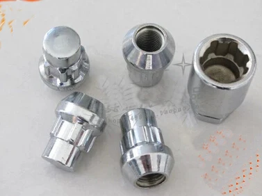 4 шт./компл. M12x1.5 Колесные гайки Анти кражи охранная гаечного ключа более паз Стиль