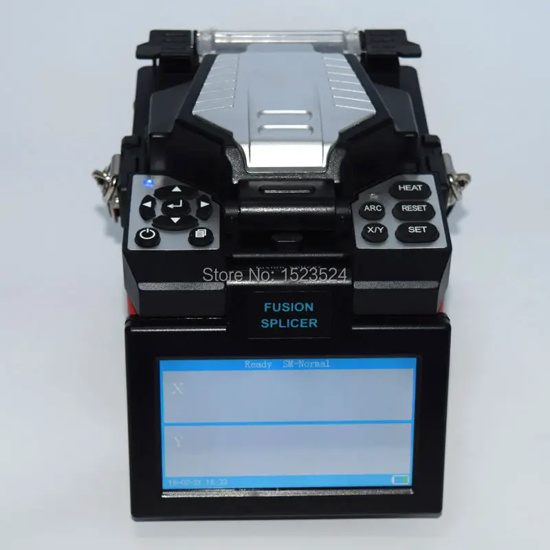 Automático da Fusão da Máquina de Emenda da Fibra Ótica de Ftth da Multi-língua Splicer X-97 9 Cheap Equipamentos de fibra óptica
