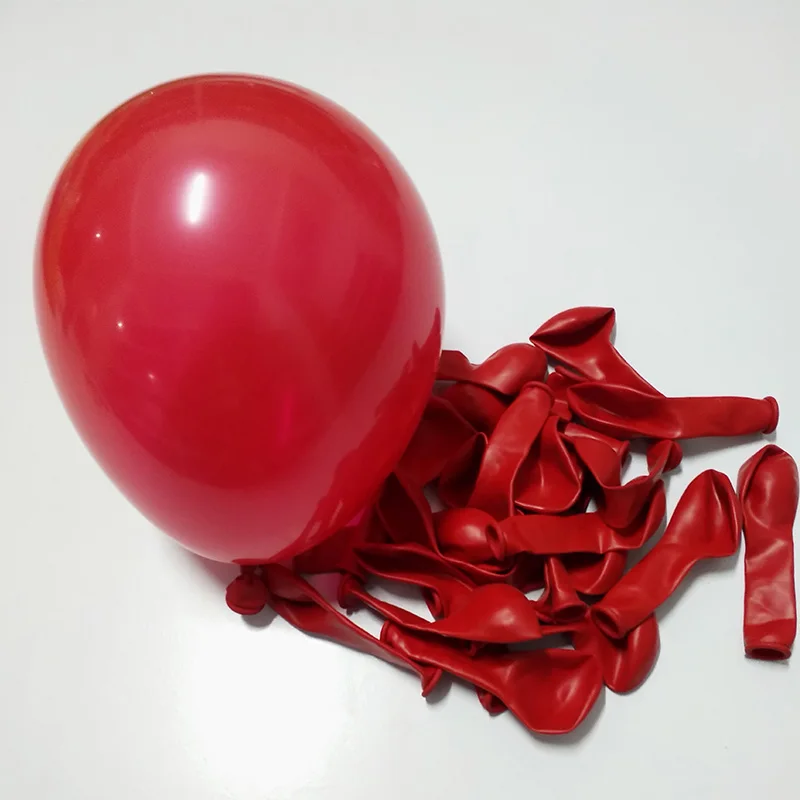 50 шт 5 дюймов маленький 1,3 г США стиль День рождения/свадьба поставка латексные шары Красочные вечерние воздушный шарик/воздушный шар Дети надувные игрушки - Цвет: red