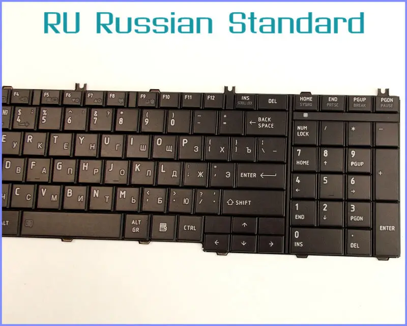 Русская версия RU Клавиатура для ноутбука Toshiba Satellite L655-S5061 L655-S5062 L655-S5071 L655-S5072 L655-S5098 ноутбука черный