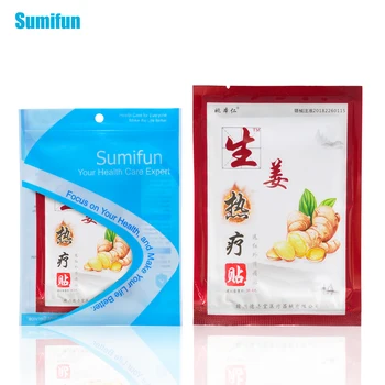 

6pcs Hot stickers Ginger Hypertherm Sticker Pain Killer Patch Remove Cold Body Pain Relief Chinese Herbal Medical Plaster C1569