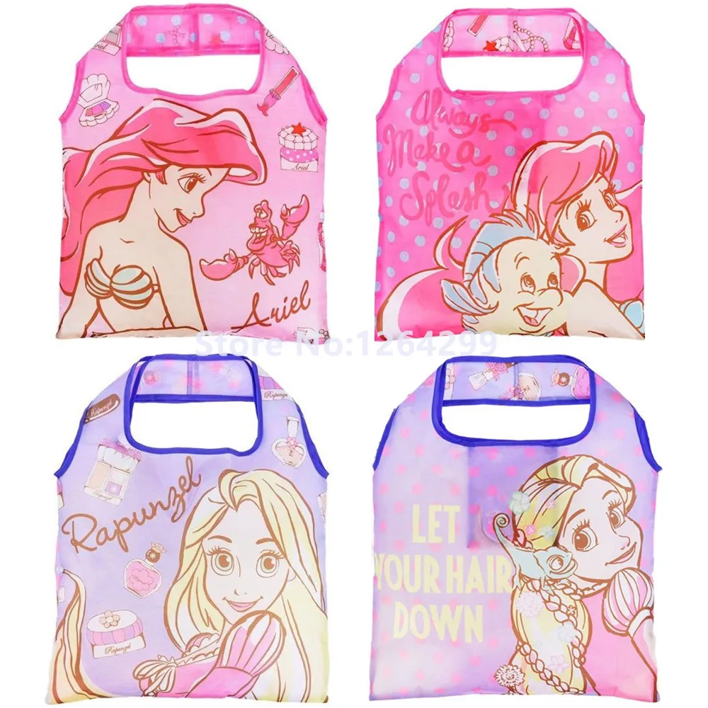 Русалочка Ариэль Рапунцель принцесса женщина обувь для девочек большой нейлон сладные сумки для покупок детей