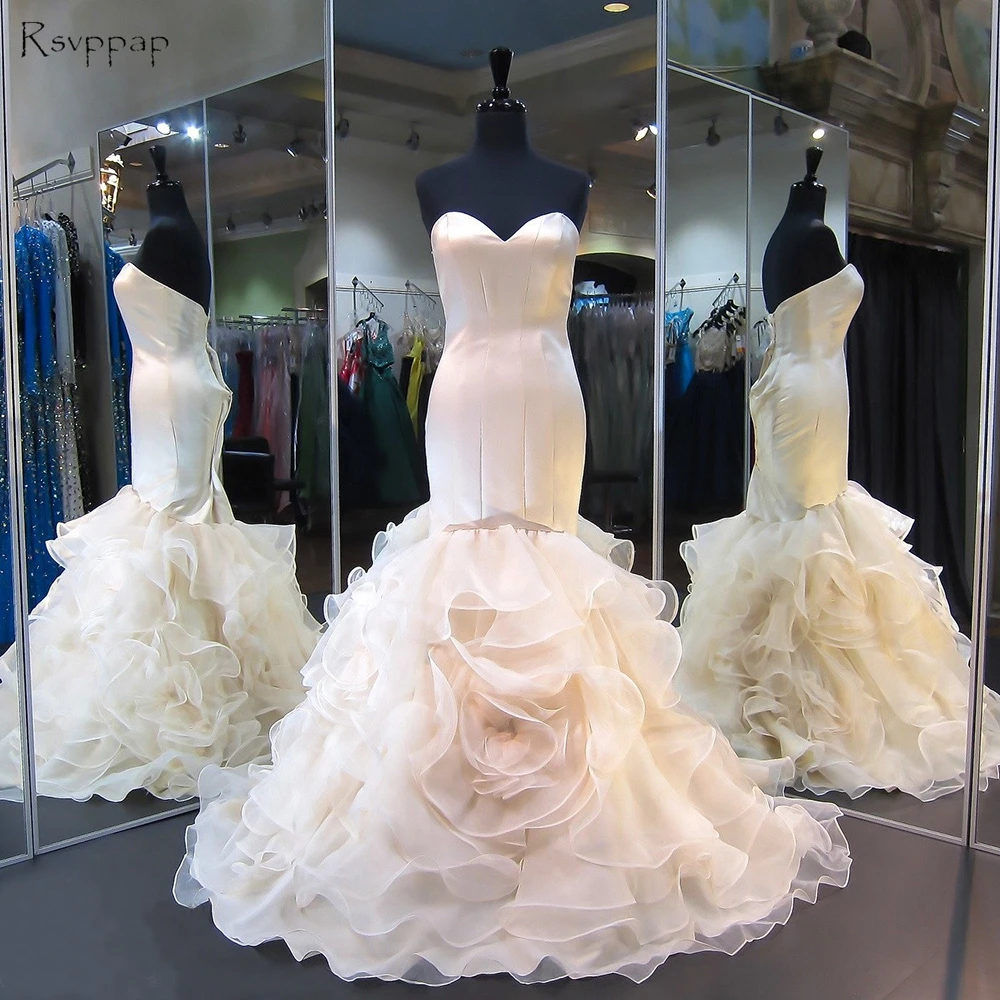 

Long Prom Dresses 2019 Mermaid Style Sweetheart Floor Length African Party Ivory Prom Dress