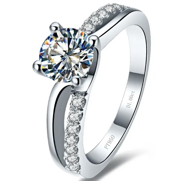 romantic jewelry 1ct round cut lab created synthetic diamonds engagement rings 925 sterling silver luxury color ring nice gift - Nice Wedding Rings romantic jewelry 1ct round cut lab created synthetic diamonds engagement rings 925 sterling silver luxury color ring nice gift - Nice Wedding Rings