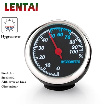 

LENTAI For Kia rio ceed sportage 2017 cerato Volvo xc90 s60 xc60 Abarth Mini Car Digital Clock Auto Watch Thermometer Hygrometer