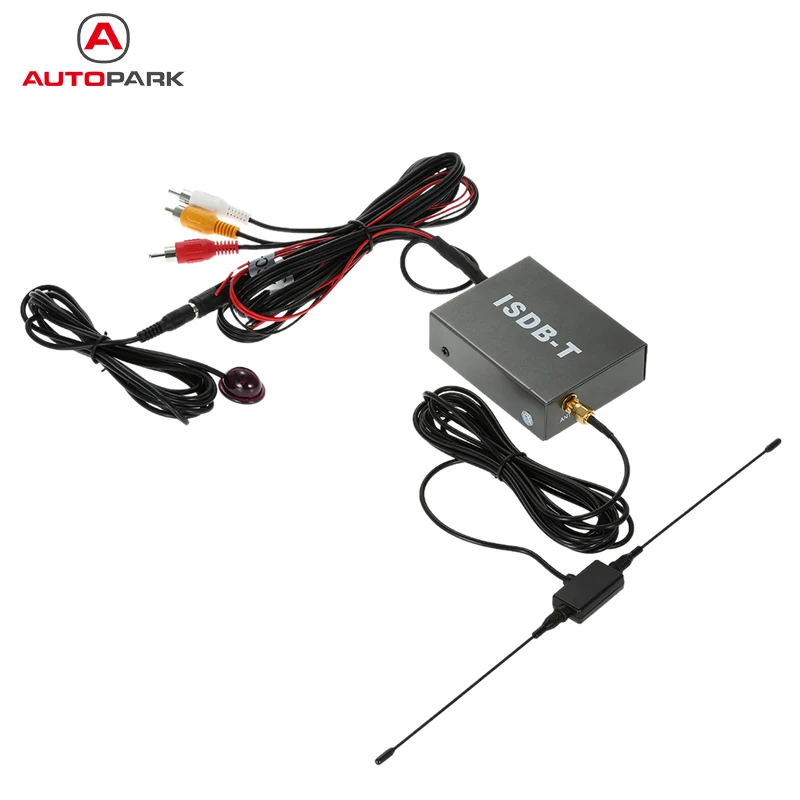 

2016 Car Digital Mini TV Box ISDB-T Analog TV Strong Signal Receiver for Car DVD Player Monitor with Antenna Remote Controller