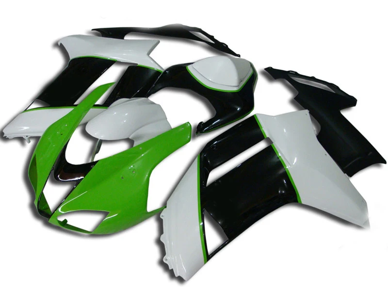 Motorcycle Fairing kit for KAWASAKI Ninja ZX6R 636 07 08 ZX 6R 2007 2008 zx6r ABS White green