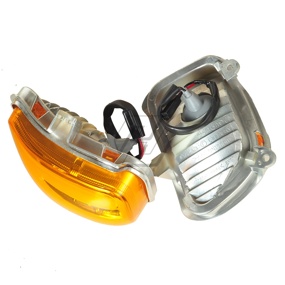  LED Motorcycle Front Side Turn Signal Lights Blinker Case for Honda Goldwing GL1800 GL 1800 2001-20 - 4000020601455