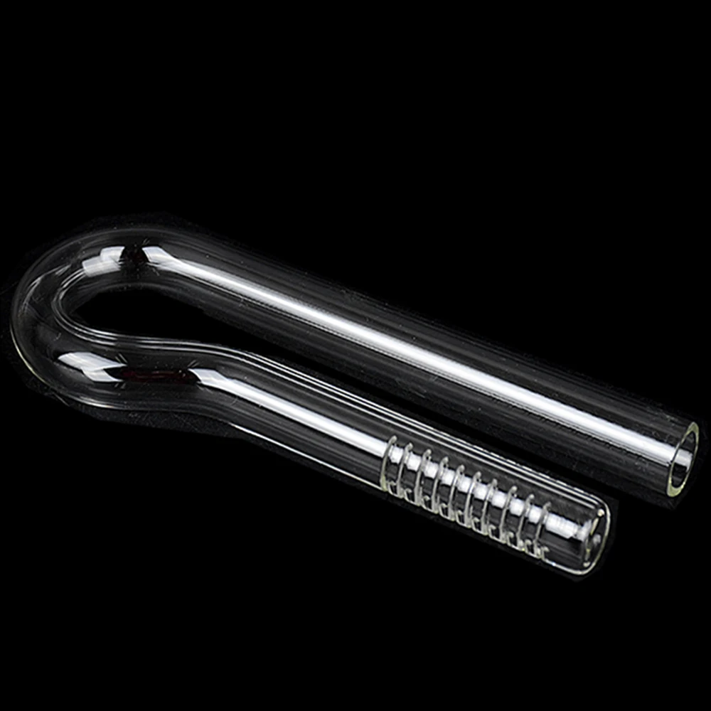 Aquarium Glass Lily Pipe Inflow Outflow Pipe ADA Style Glass Inlet Outlet Water Pipe for Fish Tank