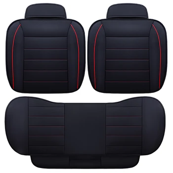 

3PCS/set Car Seat Cover,Universal Seat Car-Styling For Nissan Altima Rouge X-trail Murano Sentra 90% Cars PU