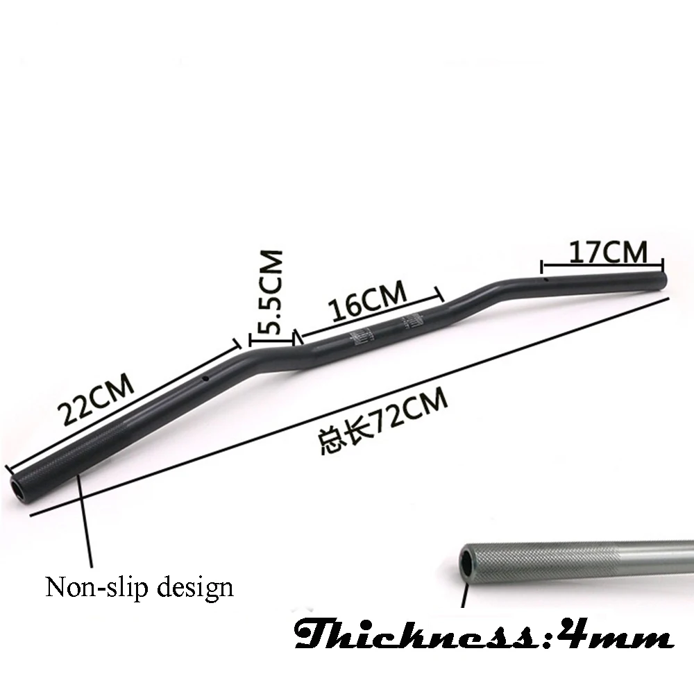 Ретро Мотоцикл Универсальный руль металлический 7/" 22 мм ручка бар мотоцикл крест скутер Алюминиевый ремонт тяга аксессуары