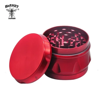 

HORNET Drum Style Zinc Alloy Smoking Grinder 56MM 4Piece Sharp Diamond Teeth Metal Tobacco Herb Grinder Crusher Miller