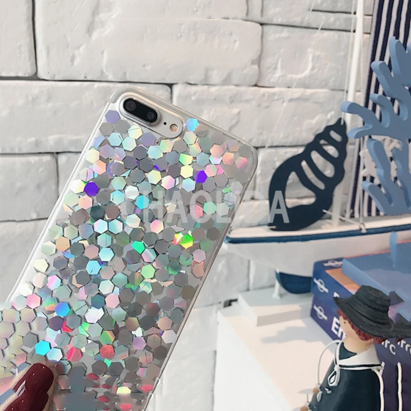 SMT02-0083-01 CHAOLIDA Wholesale Bling Paillettes TPU Cellphone Accessories for Iphone X 6 6s 6Plus 7 7Plus 8 8Plus Gliter Back Cover for Girl (17)